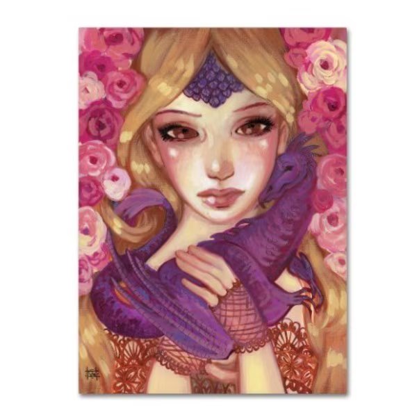 Natasha Wescoat 'Dragon Kin' Canvas Art, 35x47, Trademark Fine Art, Mfr#: ALI5470-C3547GG